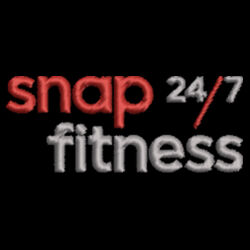 Snap Fitness - Double Dry Eco Crewneck Sweatshirt - Red/Grey Design