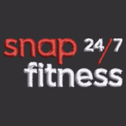 Snap Fitness - Double Dry Eco Crewneck Sweatshirt - Red/White Design