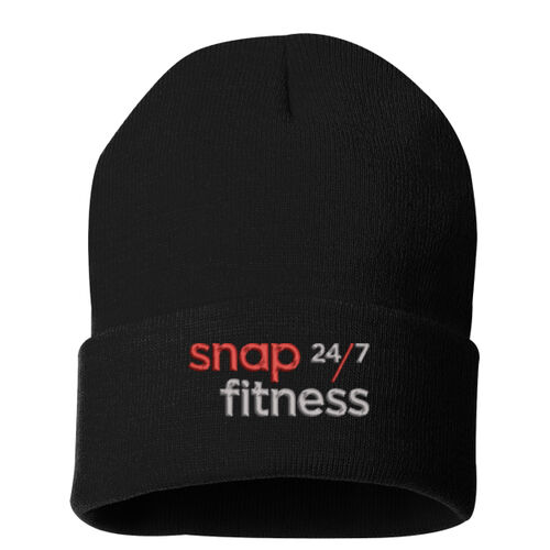 Snap Fitness -12 Inch Beanie - Red/Grey Thumbnail