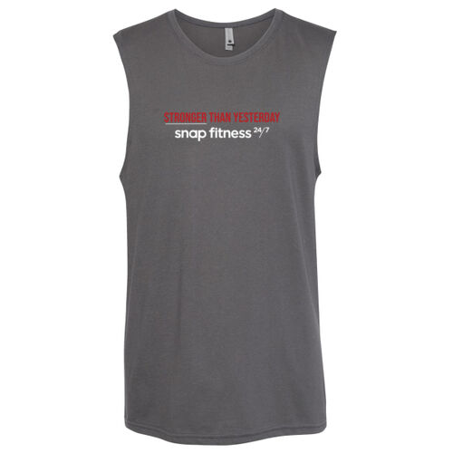 Stronger Than Yesterday - CVC Muscle Tank Thumbnail