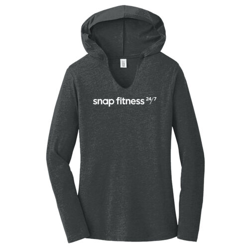 Snap Fitness - Women's Perfect Tri ® Long Sleeve Hoodie Thumbnail